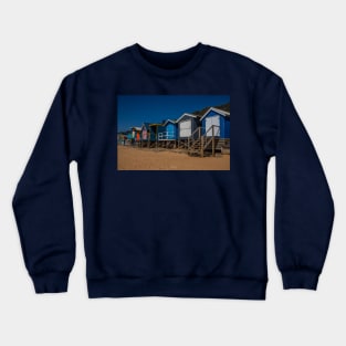 Boat sheds at Mt Martha North, Mornington Peninsula, Victoria, Australia. Crewneck Sweatshirt